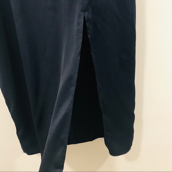 NWT ASOS Size 12 Drape Front Open Back Dress - Picture 5 of 8